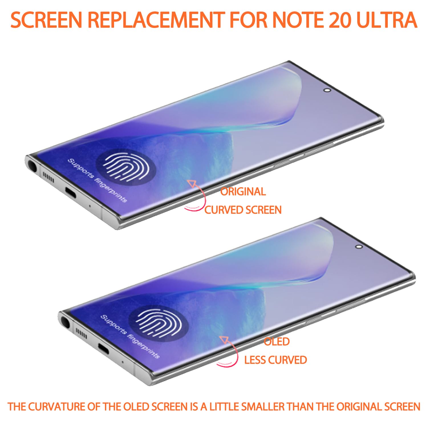 Amazon.com: OLED for Samsung Galaxy Note 20 Ultra Screen